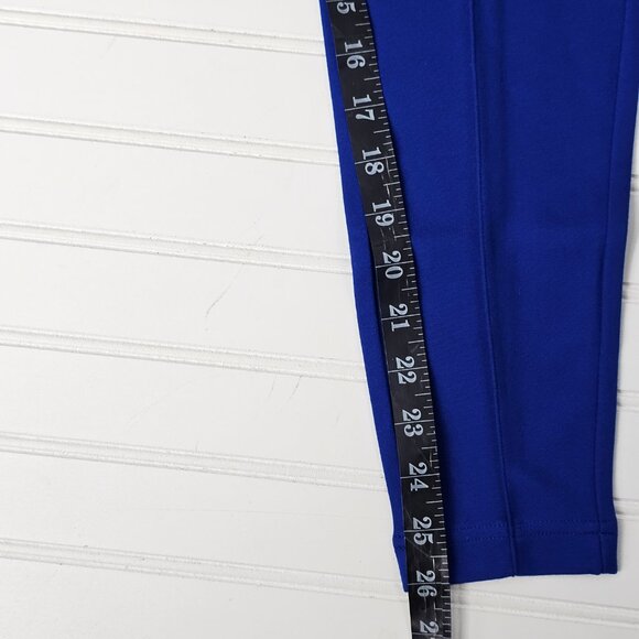 Universal Standard Women's Blue Pintuck Point Tapered Ankle Pants Size XS NWT - Picture 14 of 14